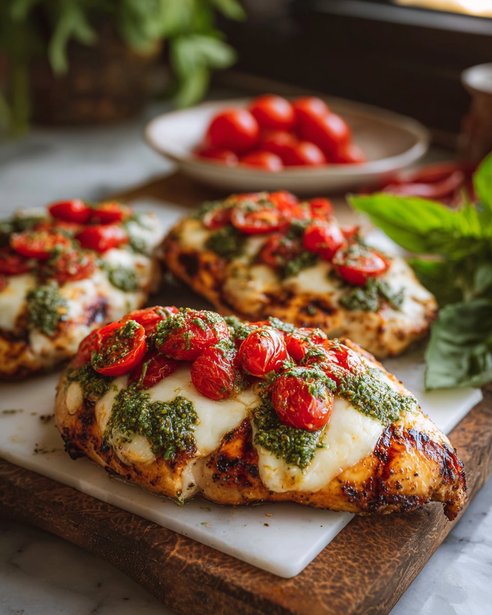 Grilled Chicken Margherita