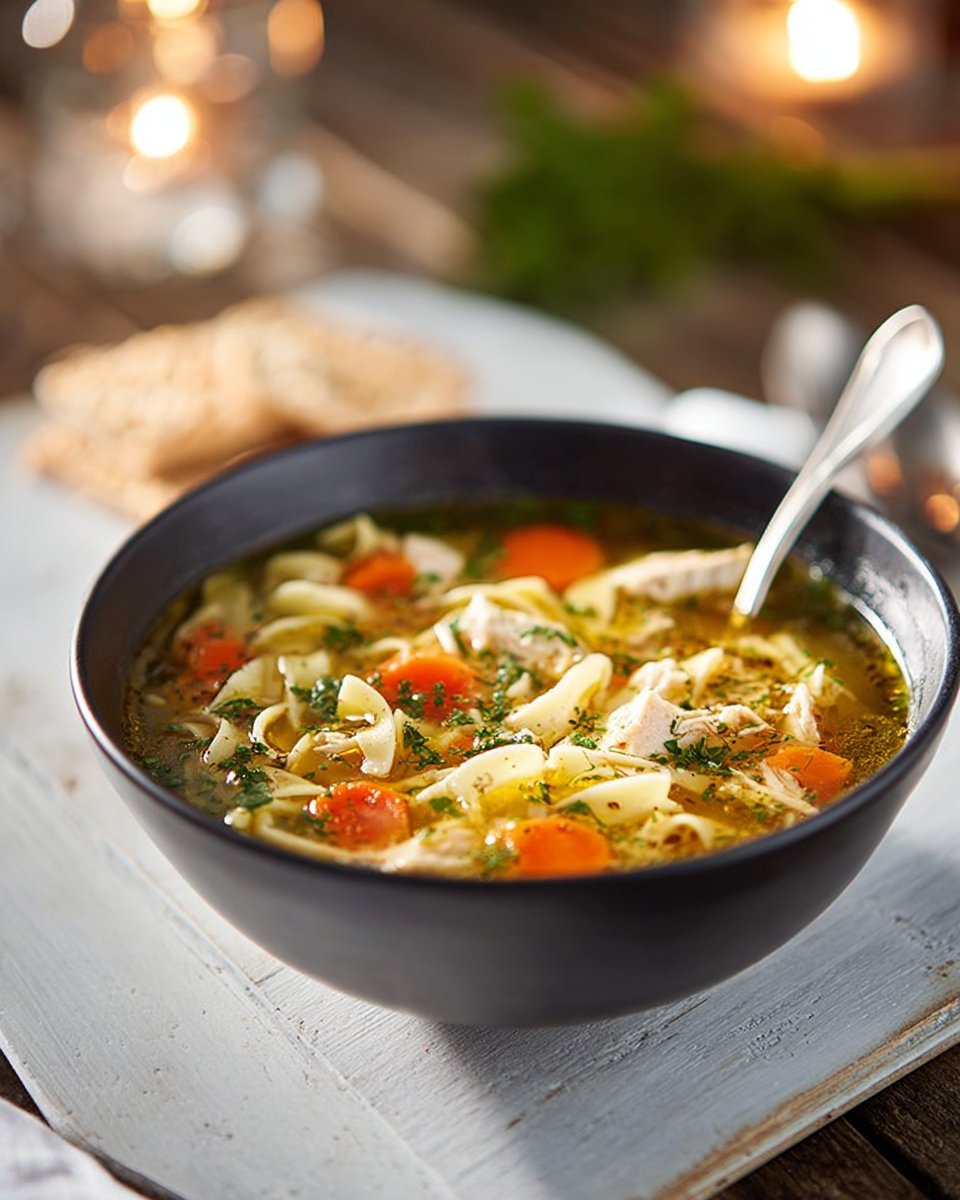 Slow Cooker Chicken Noodle Soup