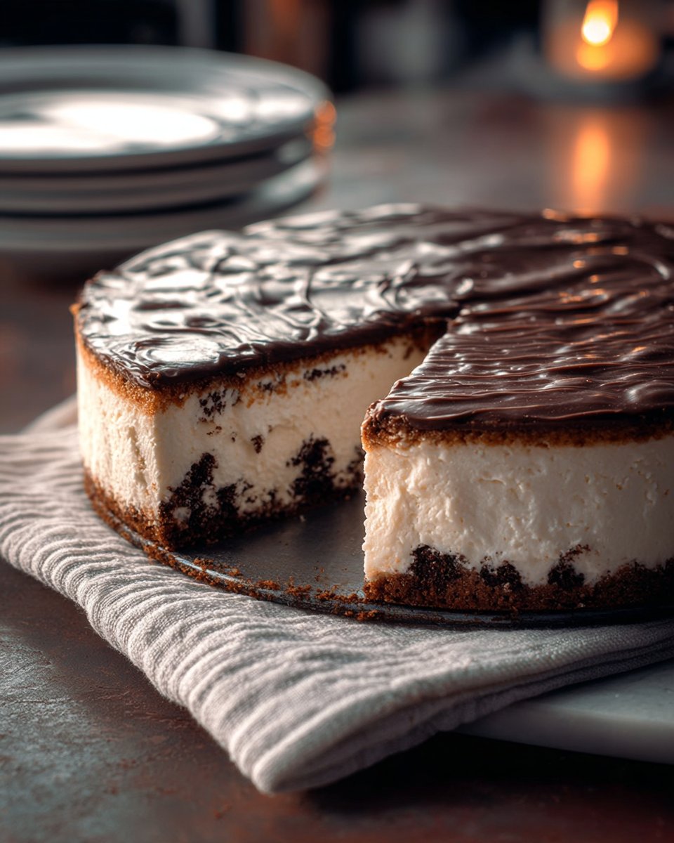 Icebox Cookie Cheesecake