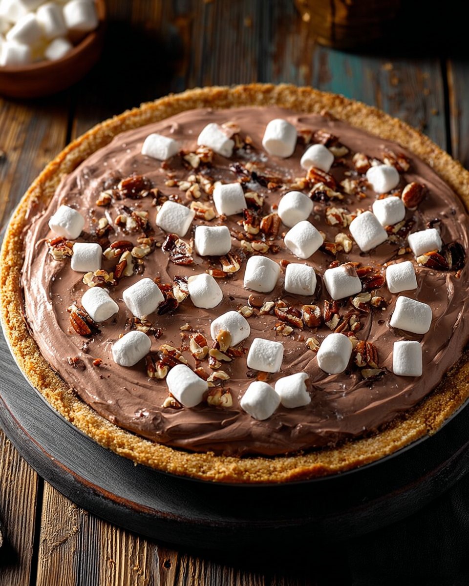 Rocky Road Freezer Pie