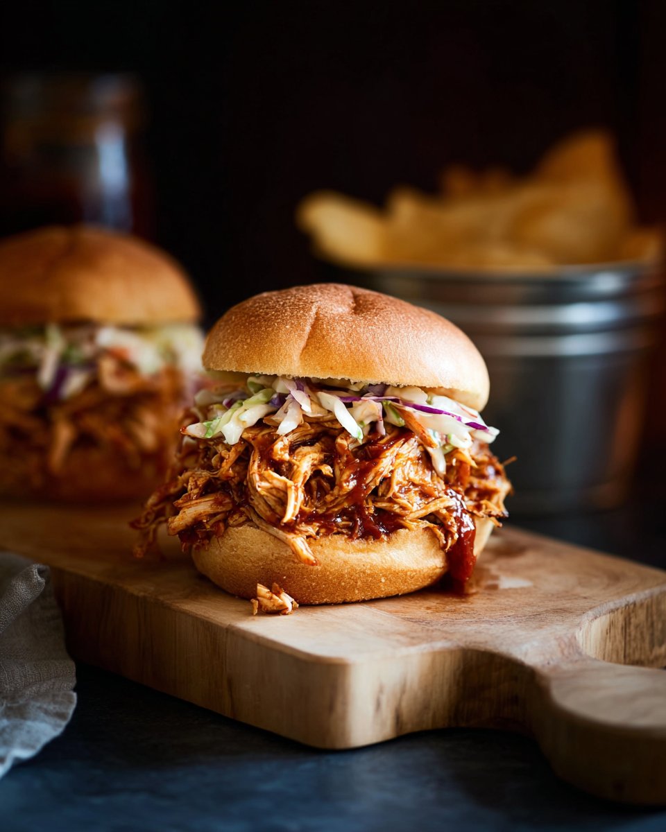Crockpot BBQ Pulled Chicken