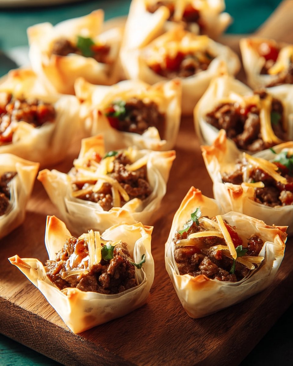 Mini Phyllo Tacos