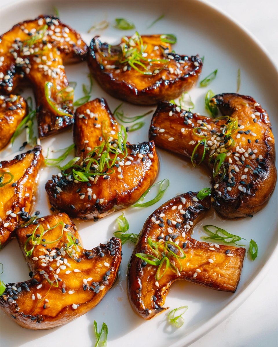Teriyaki King Oyster Mushrooms
