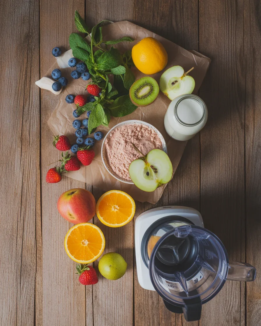 Low-calorie smoothie recipes with recommended protein powders