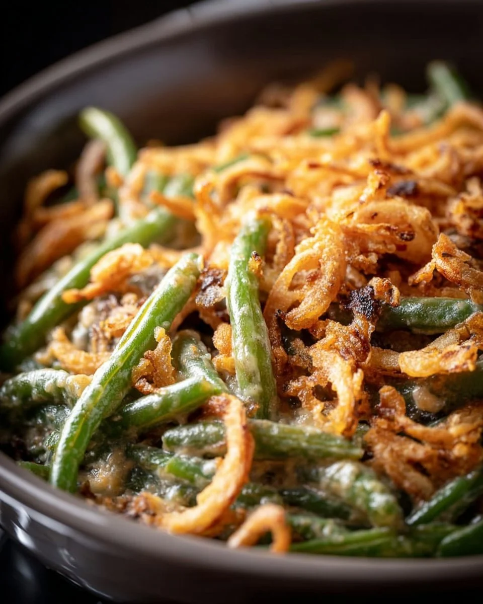 Easy Crock Pot Green Bean Casserole