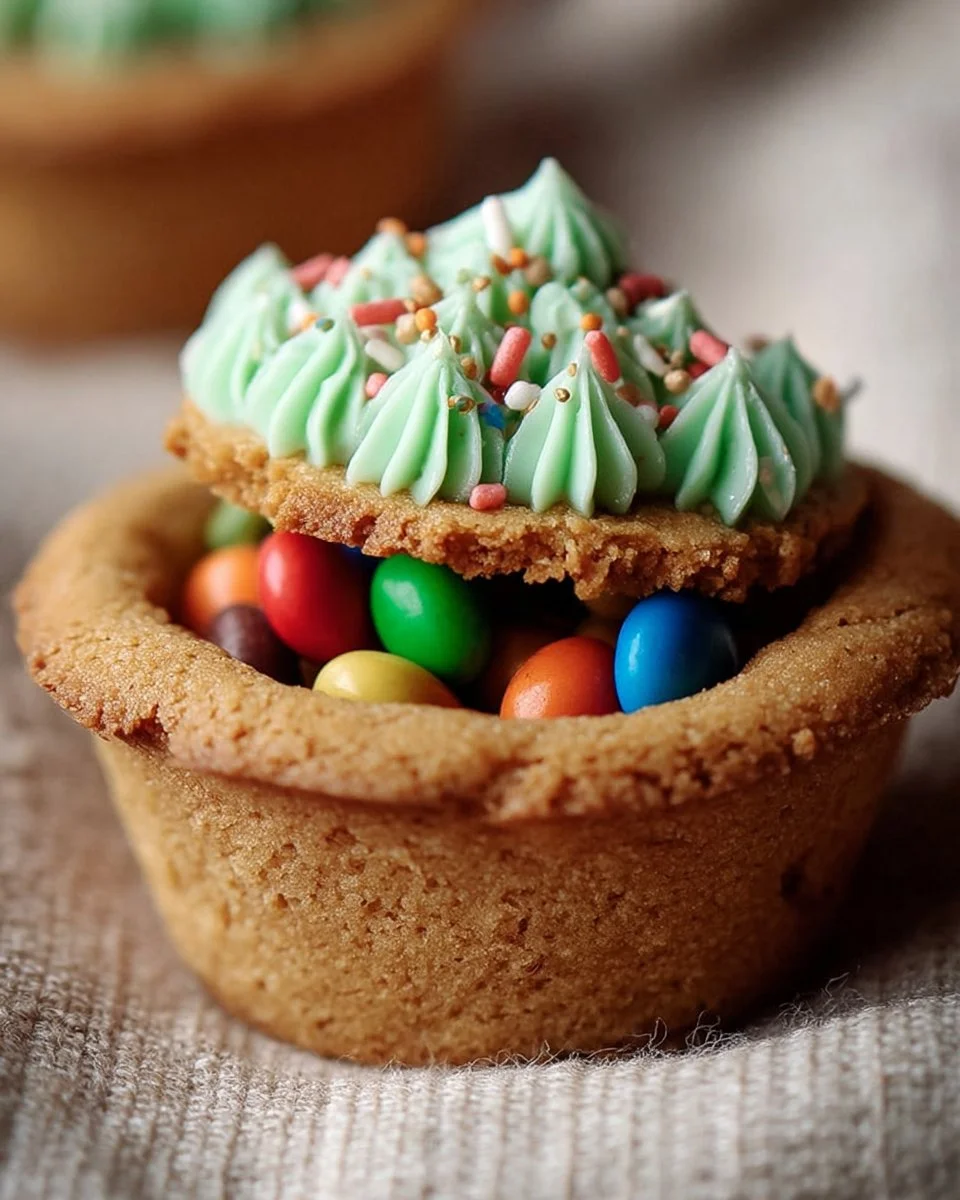 Basket filled with colorful holiday cookies for festive celebrations