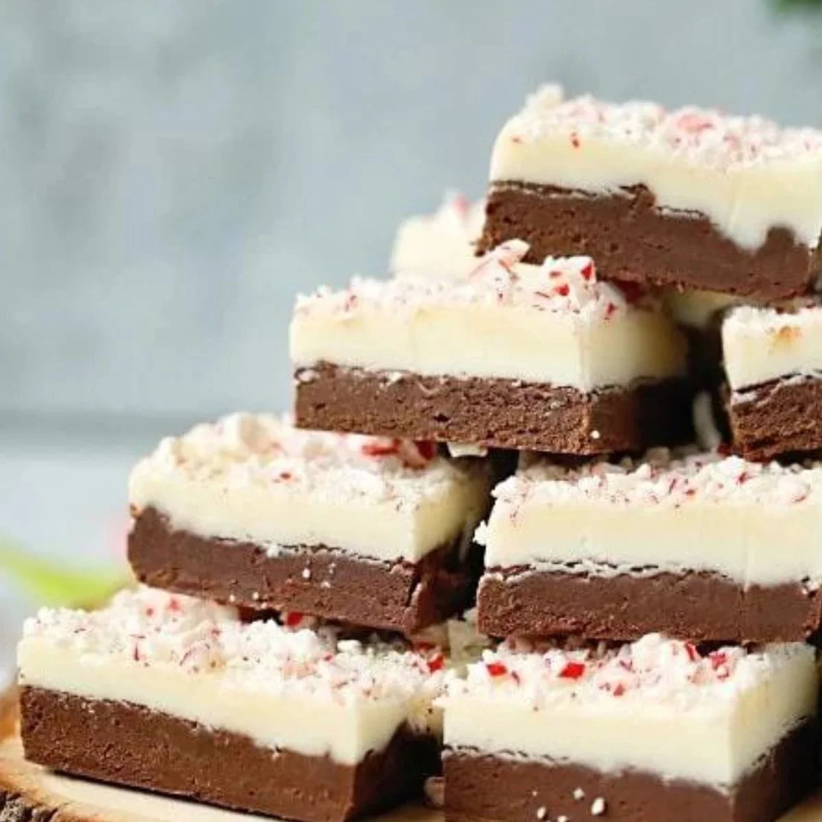Layered Mint Chocolate Fudge