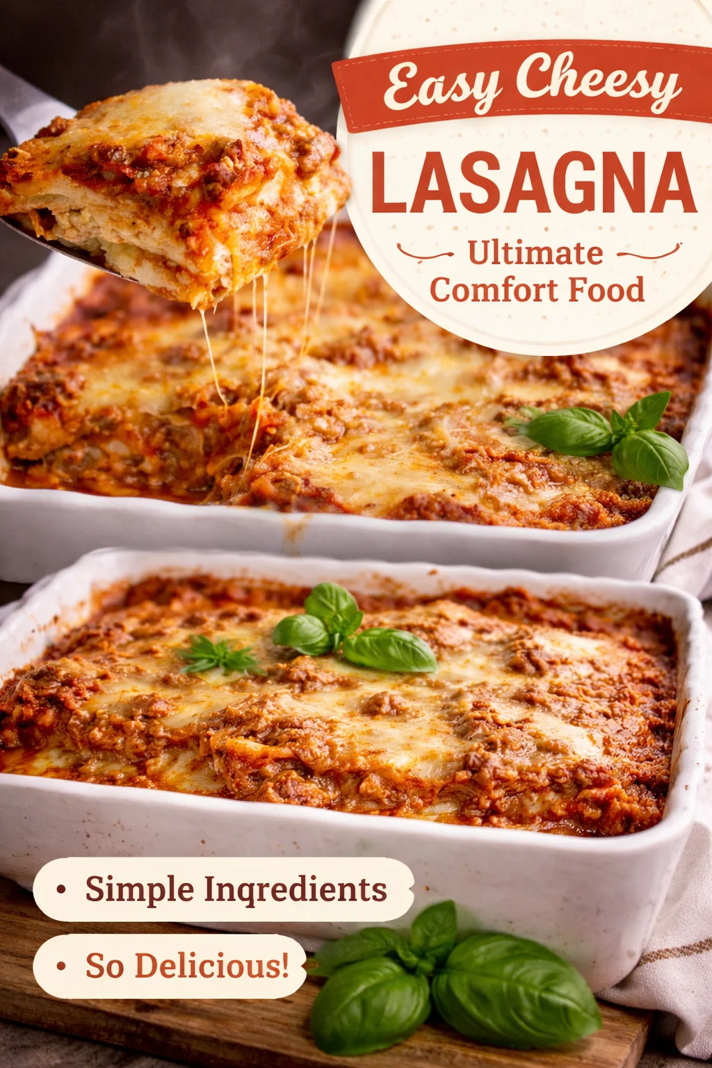 Easy Cheesy Lasagna