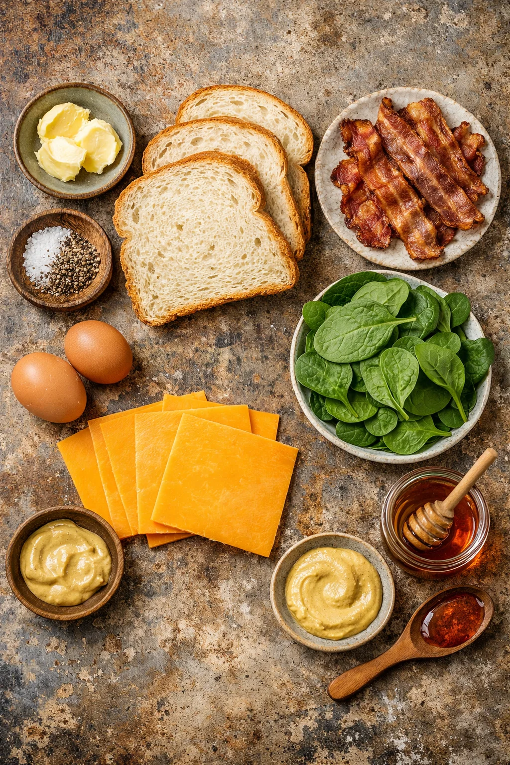 Breakfast Grilled Cheese Sandwiches