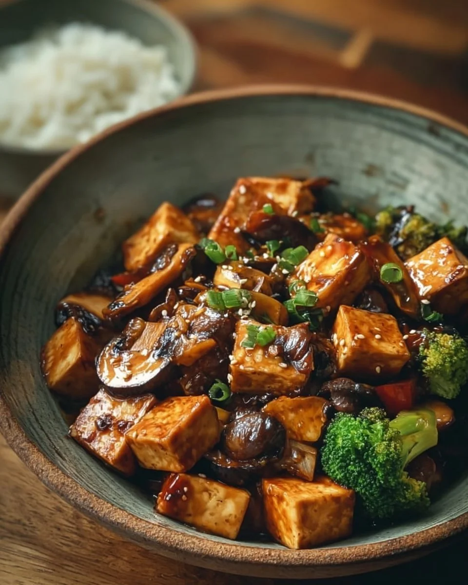 Mushroom and Tofu Stir-Fry