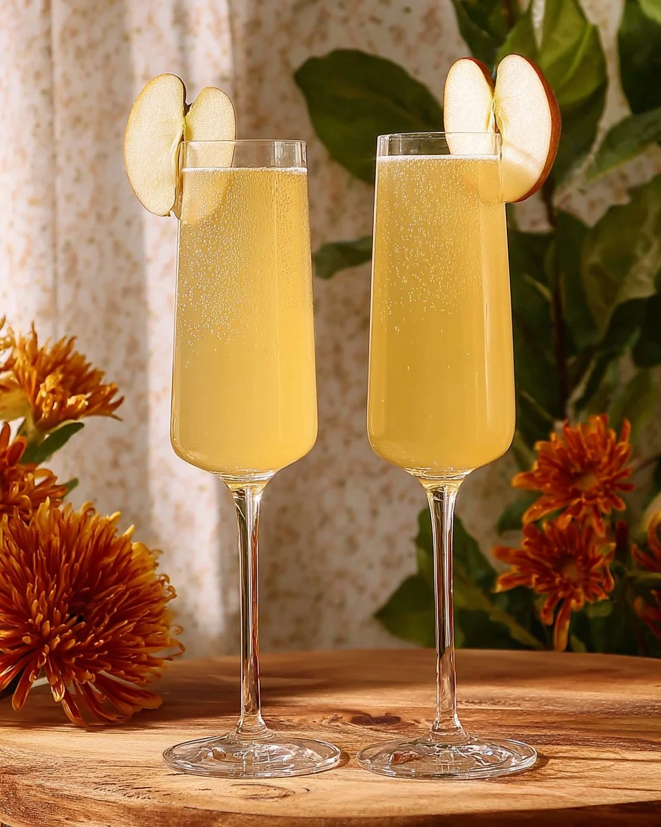Apple Mimosa Mocktail