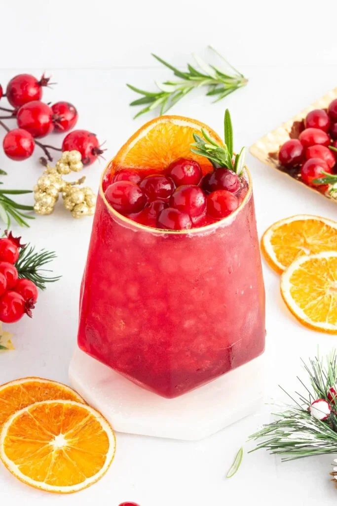 Cranberry Mocktail With 3 Ingredients