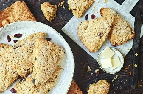 Cranberry Orange Scones