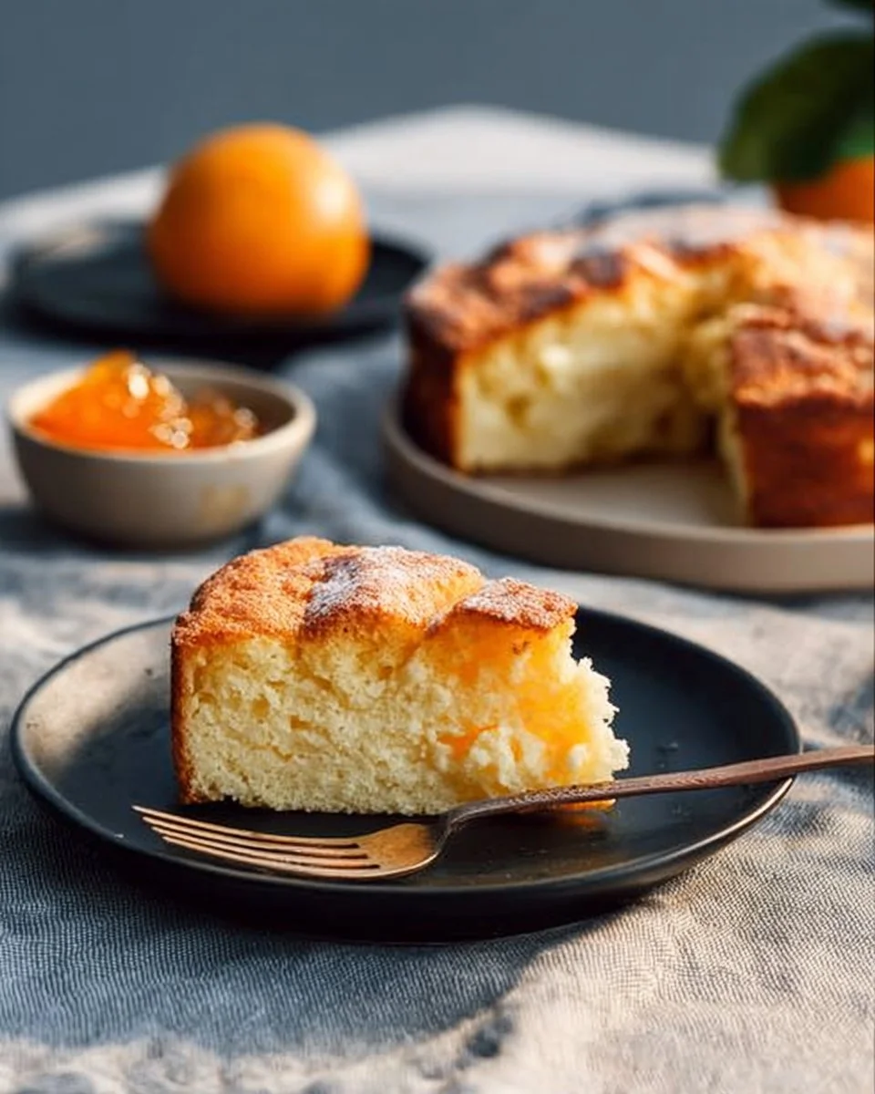Freshly baked creamy orange scones with a golden crust