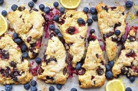 Lemon Blueberry Scones