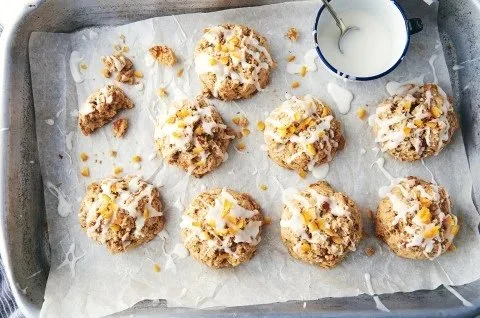 Orange Walnut Whole Wheat Scones