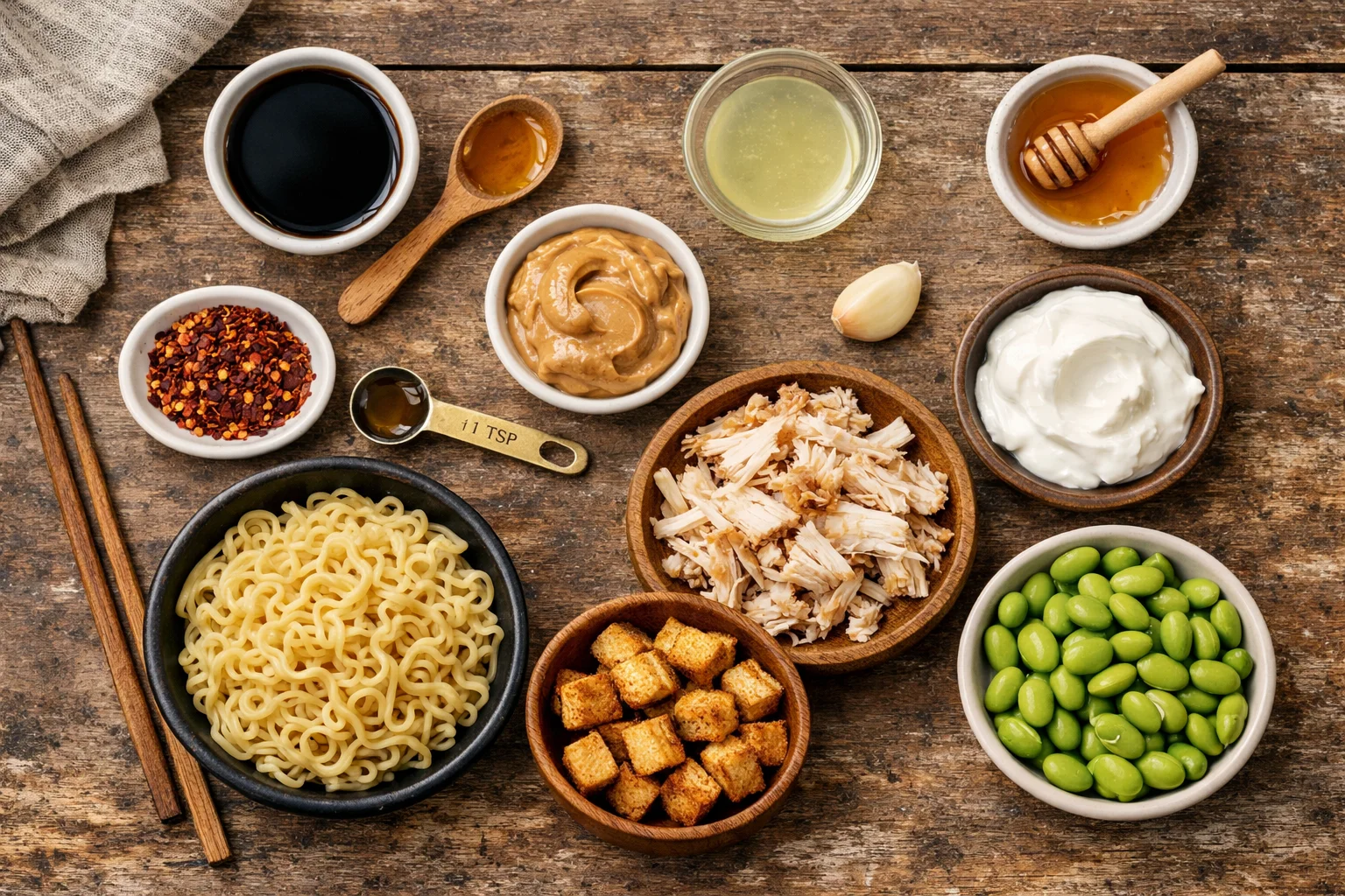 Viral TikTok Noodle Jar Lunch Meal Prep