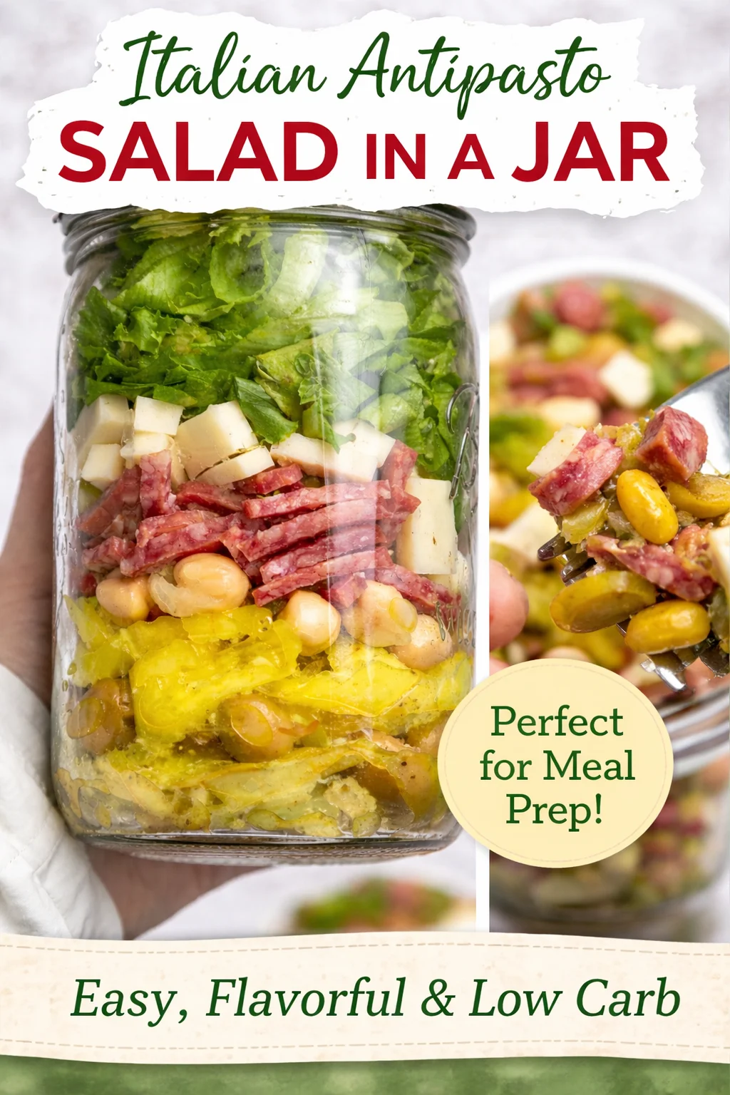 Viral TikTok Noodle Jar Lunch Meal Prep